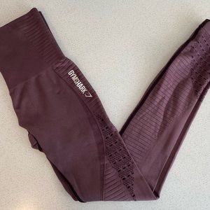 Gymshark Seamless Energy High Waist Leggings, Purple Wash XS